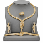Zircon Crystal Bridal Necklace Set