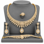 Sparkling Zircon Wedding Set