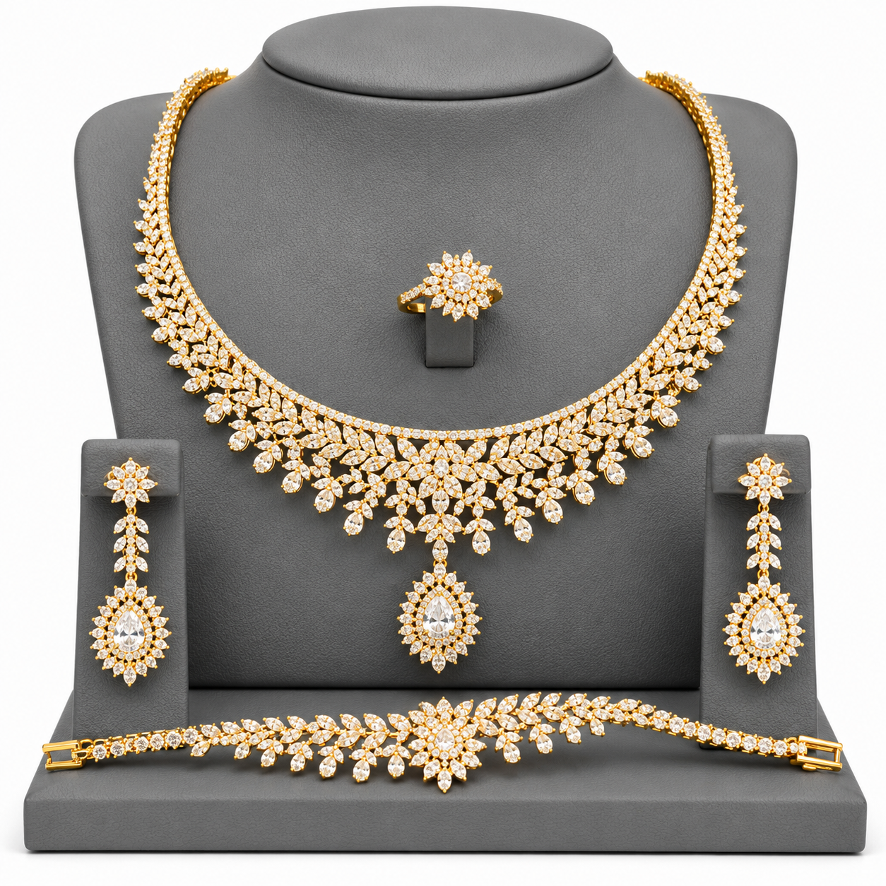bellaciao-jewelry-set (2) Sparkling Zircon Wedding Set - Image 1