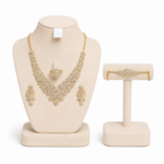 Shimmering Satin Jewelry Set