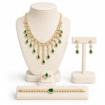 Royal Zircon Bridal Necklace Set