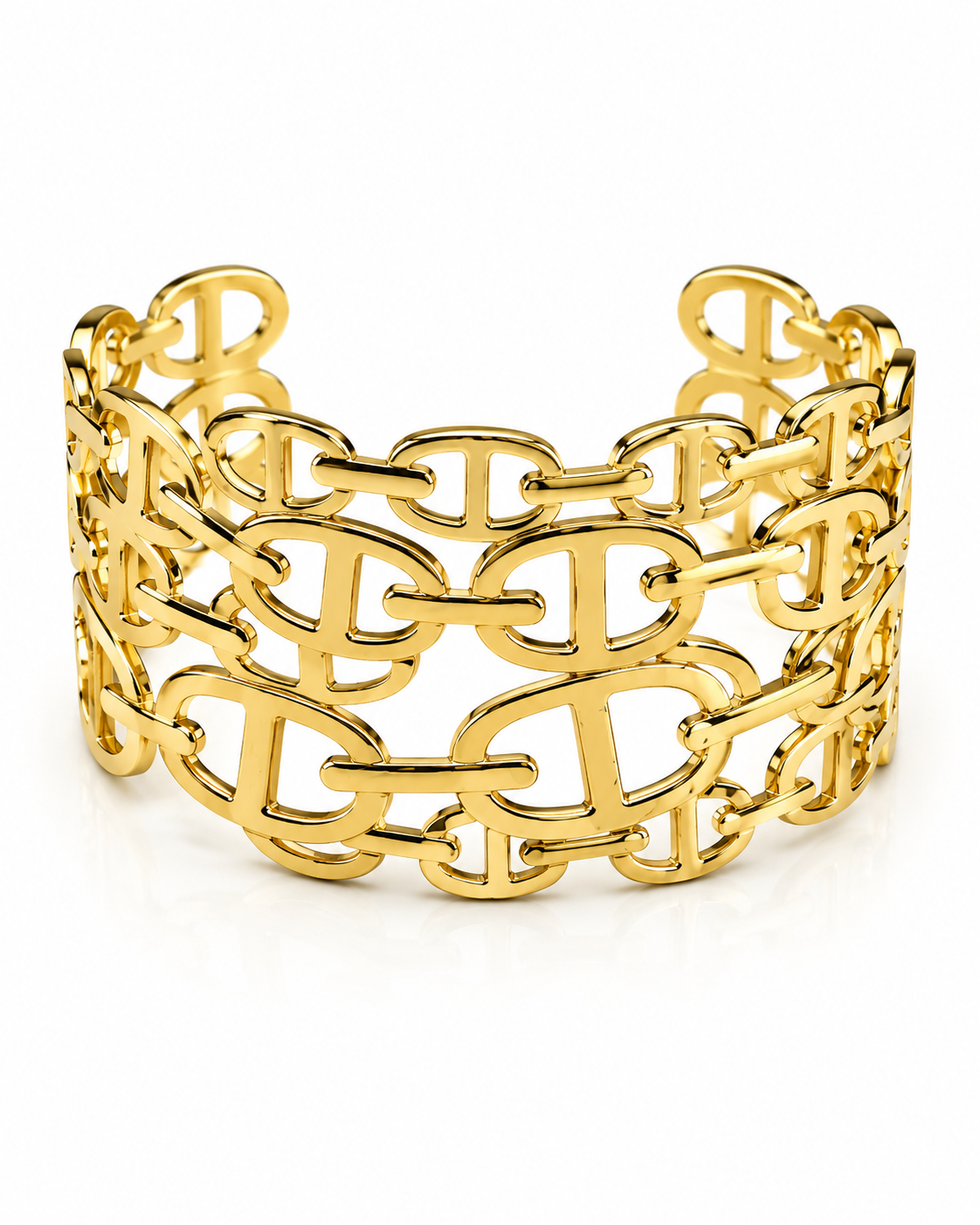 BR004 Celeste Gold Link Bracelet - Image 1