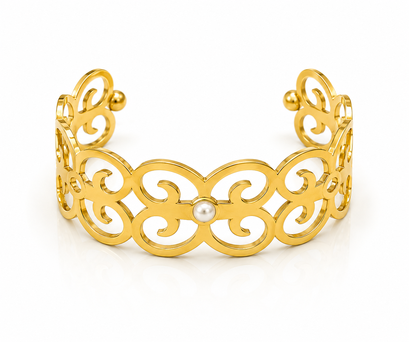BR005 Stella Gold Charm Bracelet - Image 1