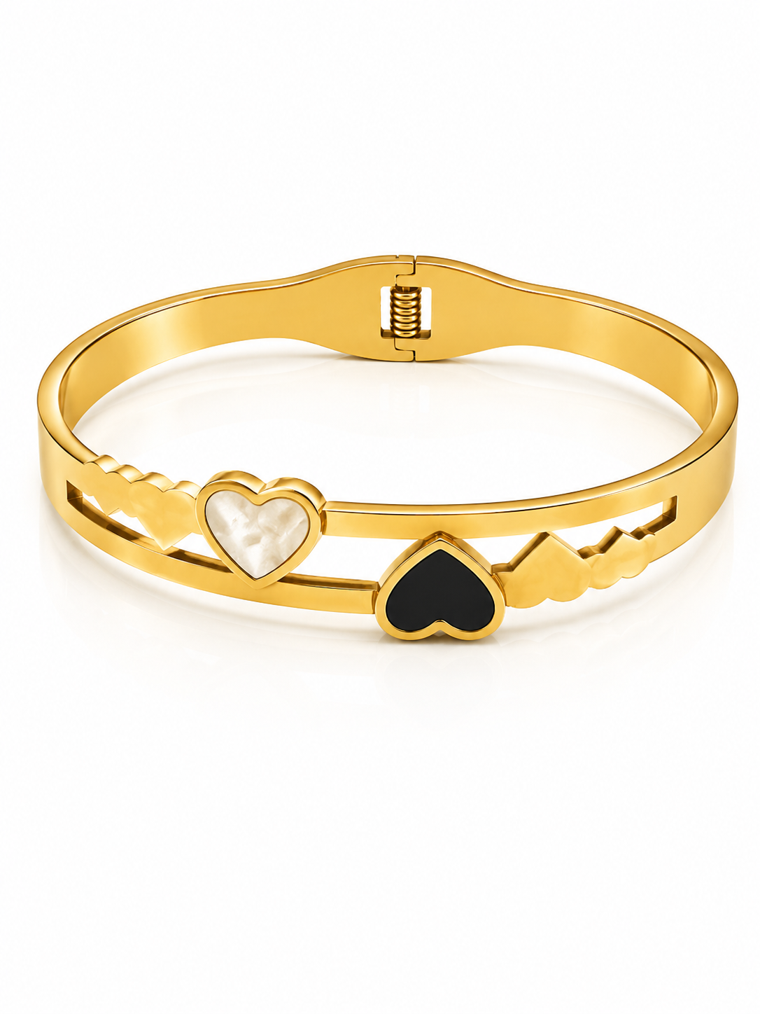 BR006 Serena Gold Wrap Bracelet - Image 1