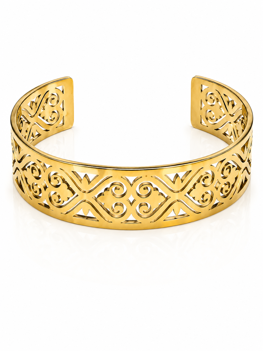 BR010 Vela Gold Twisted Bracelet - Image 1