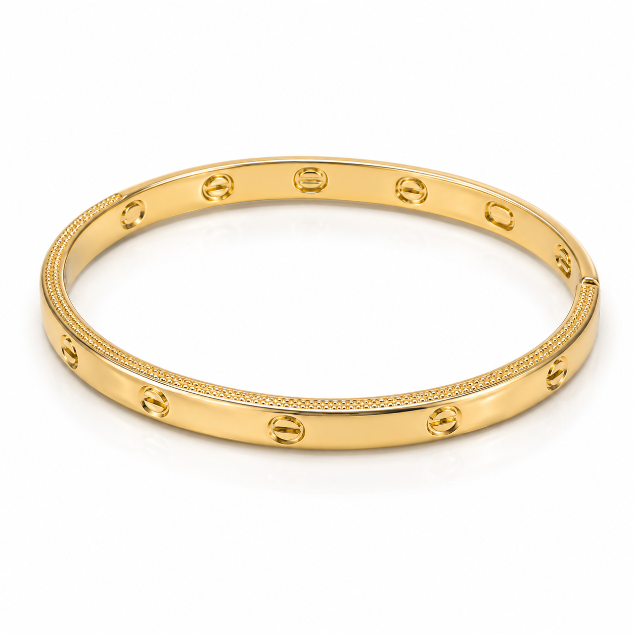 BR012 Iris Gold Stacked Bracelet - Image 1