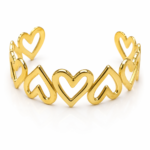Gaia Gold Crown Bracelet