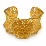 Nina Gold Wavy Bracelet