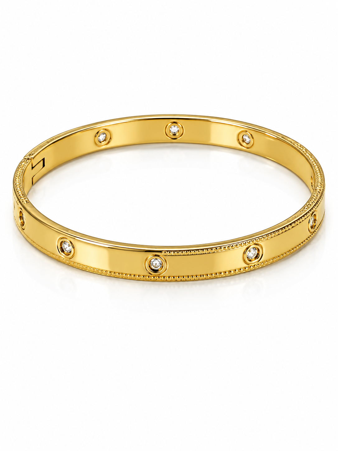 BR034 Rosa Gold Coin Bracelet - Image 1
