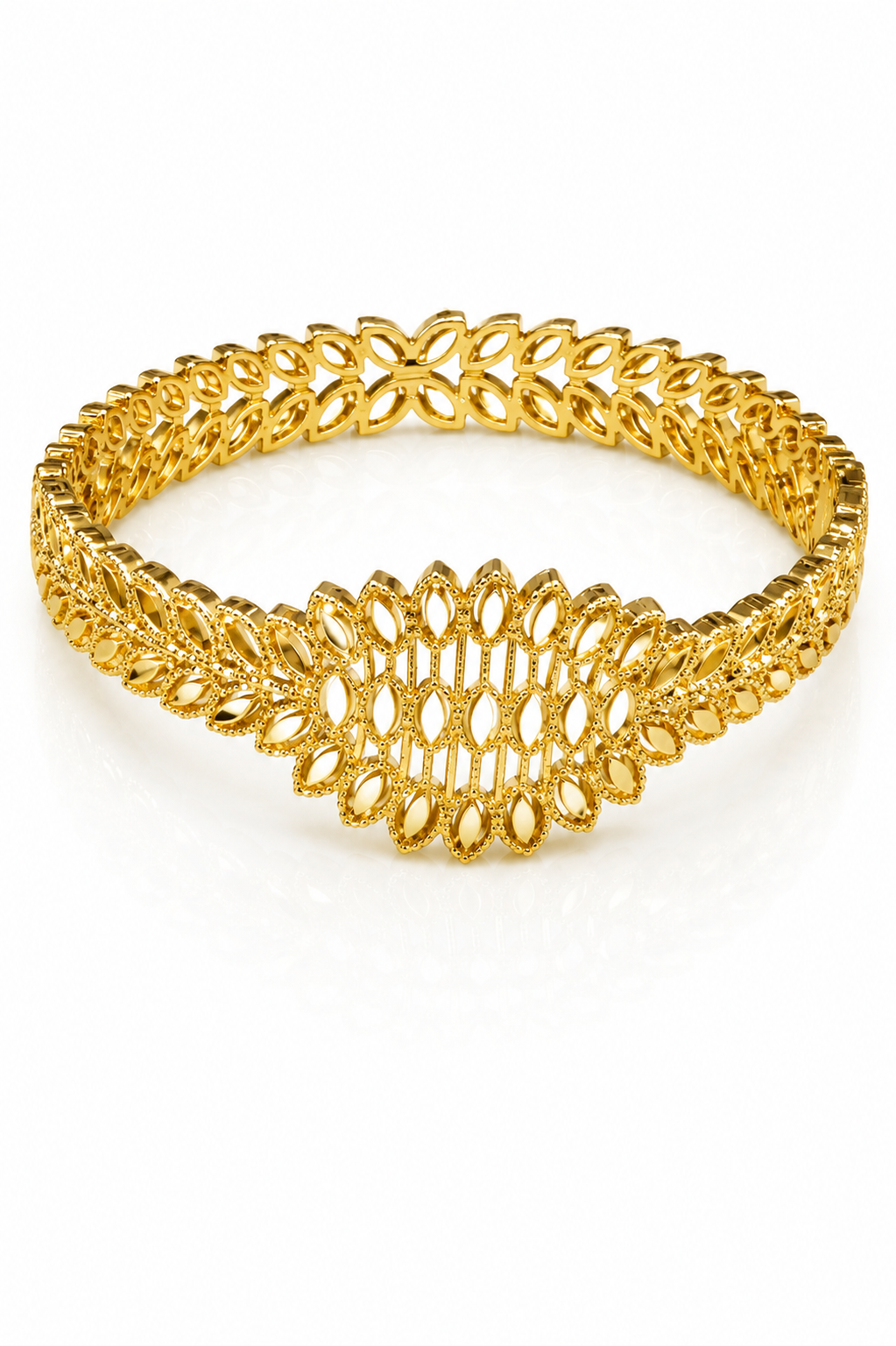 BR035 Sana Gold Anchor Bracelet - Image 1