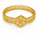Uma Gold Flower Bracelet