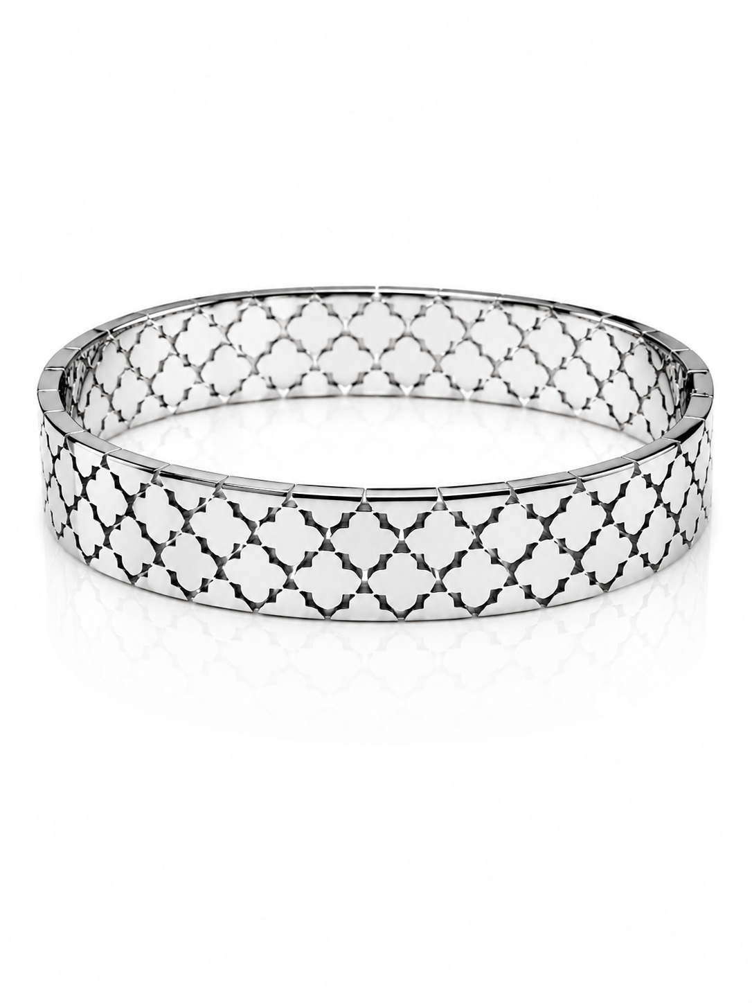 BR042 Zena Silver Eternity Bracelet - Image 1